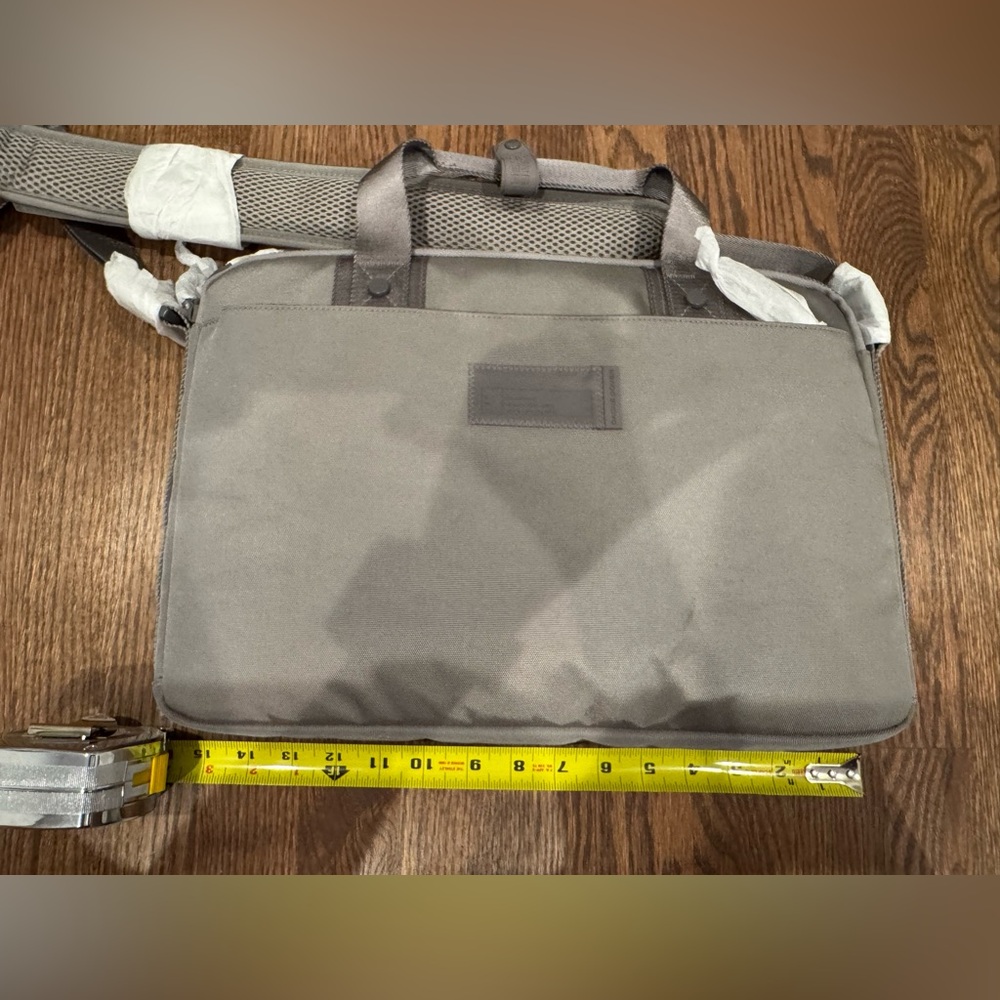 Dagne Dover Gray Laptop Bag with Minimalist Design
